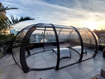Stretch Dining Dome for Winter